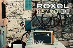 RETRO D1 Radio réveil de chevet sans fil vintage DAB/FM