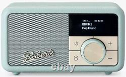 Radio Bluetooth rétro DAB+/FM Revival Petite de ROBERTS en bleu canard
