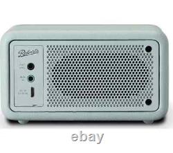 Radio Bluetooth rétro DAB+/FM Revival Petite de ROBERTS en bleu canard
