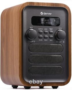 Radio DAB-48 Bluetooth DAB avec télécommande Radio numérique DAB/DAB+ Mains Po