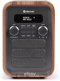 Radio DAB-48 Bluetooth DAB avec télécommande Radio numérique DAB/DAB+ Mains Po