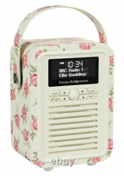 Radio DAB DAB+ Bluetooth FM avec alarme murale VQ Retro Mini Emma Bridgewater Wallflower