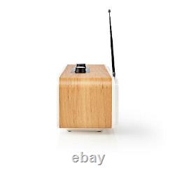 Radio Internet Rétro 34w Système Numérique Dab+ Fm Hi-fi Wifi Bluetooth Wood Effect