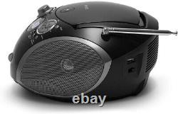 Radio Roberts ZoomBox 3 DAB/DAB+/FM/SD/USB Lecteur CD Radio rétro Boombox