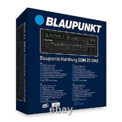 Radio de voiture rétro Blaupunkt Hamburg SQM 23 DAB Bluetooth USB stéréo classique des années 80