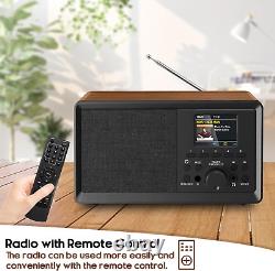 Radio numérique Prestige DAB + FM avec Bluetooth et double réveil