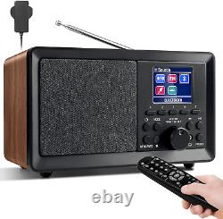 Radio numérique Prestige DAB + FM avec Bluetooth et double réveil