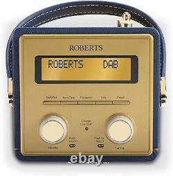 Radio numérique Roberts Revival Mini DAB/DAB+/FM style rétro BLEU NUIT