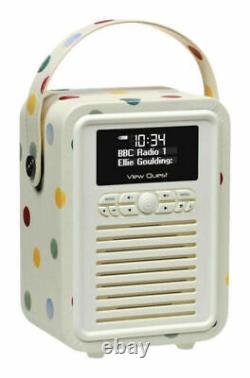 Radio numérique VQ Retro Mini 5W FM/AM/DAB+ Emma Bridgewater Polka Dot en français