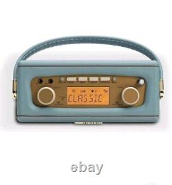 Radio numérique rétro Roberts DAB DAB+ FM Bluetooth Bleu Canard Revival RD70