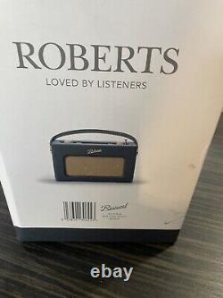 Radio numérique rétro Roberts Revival RD70 DAB DAB+ FM Bluetooth avec alarme en noir