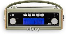 Radio numérique stéréo RAMBLER FM/DAB/DAB+ avec Bluetooth vert feuille