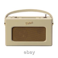 Radio portable Roberts Retro 50s Revival RD70 DAB/DAB+/FM en crème pastel avec Bluetooth