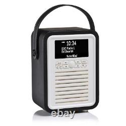 Radio portable VQ Retro Mini avec DAB et Bluetooth en noir