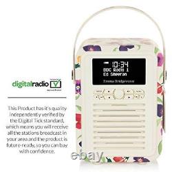Radio rétro Mini DAB avec Bluetooth Radio Réveil avec FM