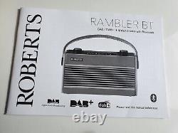 Radio rétro Roberts Rambler DAB/FM/Bluetooth - Crème pastel