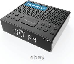 Radio-réveil Bluetooth DAB, DAB+ MAJORITY Knapwell avec Alarme Double