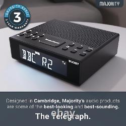 Radio-réveil Bluetooth DAB, DAB+ MAJORITY Knapwell avec Alarme Double