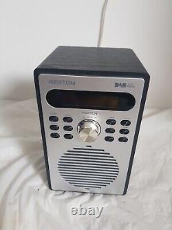 Radio-réveil en bois rétro numérique Azatom Foxton FX100 DAB DAB+ FM
