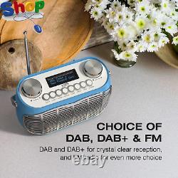 Réveil Radio DAB Audible Fidelity DETROIT, Radio Rétro, Alarme C