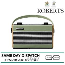 Roberts Portable/tabletop Radio Rambler Retro Bluetooth Vert