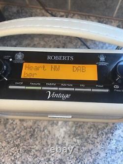 Roberts Radio Vintage Dab Digital Radio Retro Musique En Bois