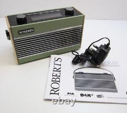 Roberts Rambler Bt Radio Bluetooth Portable Rétro/numérique, Dab/dab+/fm Green