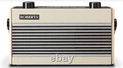 Roberts Rambler DAB/FM/Bluetooth Retro Radio Pastle Cream would be translated as 'Radio rétro Roberts Rambler DAB/FM/Bluetooth crème pastel' in French.