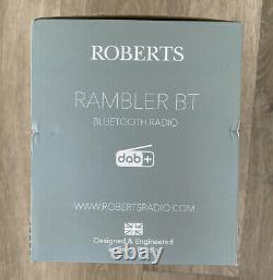 Roberts Rambler Rétro Bluetooth Portable/tabletop Radio Bleu