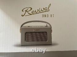 Roberts Rev-uno Rétro Dab+/fm Radio Portable Avec Bluetooth Dove Grey