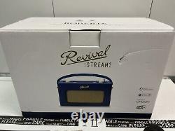 Roberts Revival Istream3 Portable Dab+/fm Retro Smart Bluetooth Radio Bleu