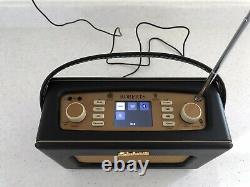 Roberts Revival Rd70 Rétro Radio Dab Portable Avec Bluetooth En Noir
