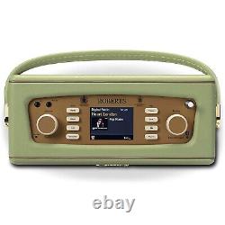 Roberts Revival Rd70 Rétro Radio Dab Portable Avec Bluetooth Leaf