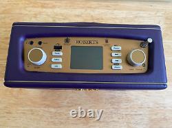 Roberts Revival iStream 3 Radio portable DAB/FM rétro intelligent Bluetooth en violet.