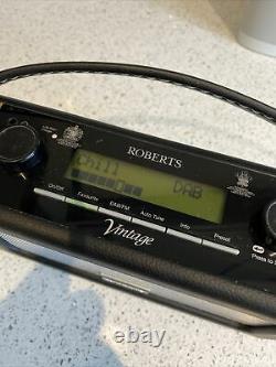 Roberts Vintage Portable Retro Dab Fm Radio Numérique Secteur Ou Batterie Écran LCD