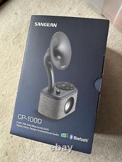 Sangean CP-100D DAB+/FM-RDS/Bluetooth/AUX Radio Gramophone à Design Rétro