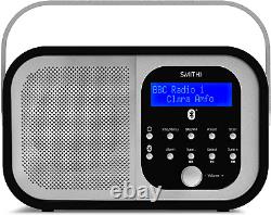 Smith-style Rétro H1 Dab Radio Avec Bluetooth Portable Black