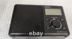 Sony Xdr-s61d Portable Dab/dab+ Radio Réveillez-vous Minuteur De Sommeil Batterie-main-noir