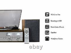 Soundmaster Pl880 Rétro Dab+ Radio / Lecteur CD / Bluetooth / Table Tournante (gc)