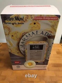 VQ Marmalade Retro Mini Emma Bridgewater Radio Bluetooth Portable Très Rare
