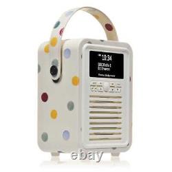 VQ Retro Mini DAB/DAB+ Radio numérique & FM avec Bluetooth Emma Bridgewater Polk