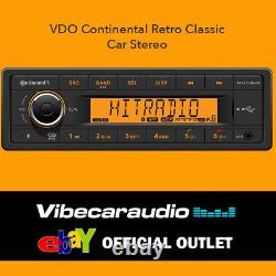 Vdo Continental Retro Classic Voiture Stereo Bluetooth Dab+ Usb Tuner Radio Bnib
