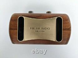 Vintage Style Radio Retro Bluetooth Haut-parleur Walnut Wooden Am Fm Bt Radio